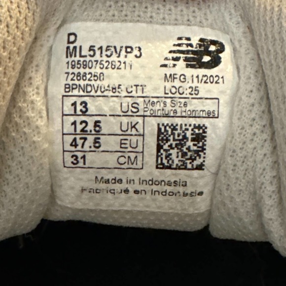 New Balance size 13 - Picture 4 of 5